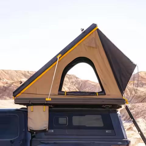 3-4 Person Camping 4x4 Waterproof Roof Aluminum Shell Car Rooftop Tent Hard Shell Roof Top Tent for 