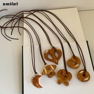 SMILE Fashion Versatile Pendant, Bread Food Cute Donut Bread Pendant Necklace, Jewelry Accessory Alk