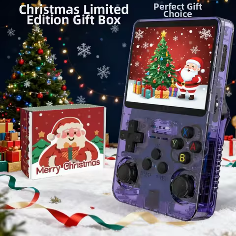 Christmas Gift R36S Retro Handheld Game Console Linux System 3.5 Inch Portable Video Player 22000 Ga