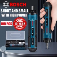 BOSCH electric drill 105pcs 3.6V Cordless Electric Screwdriver Drill Rechargeable Cordless Screwdriver Drill Hand Drill