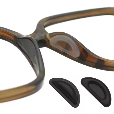 5Pairs Glases Nose Pads Silicone Nose Support Glasses Anti Slip Nose Pad Clear Eye Pads for Insert E
