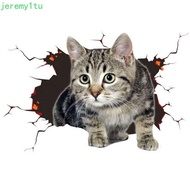 JEREMY Simulation Cats Car Sticker, Universal Waterproof Car 3D Cat Stickers, Car Accessories 3D Cat