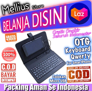 OTG Keyboard 4.2 - 6.8 Inches Android Micro 5-Pin Wired QWERTY Key Board Case Phone Stand OTG Akseso