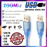 50CM/1.5M/3M/5M/10M HIGH SPEED USB 2.0 AM TO AM CABLE