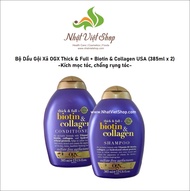 Bộ Dầu Gội Mọc Tóc OGX Biotin Collagen 385ml USA