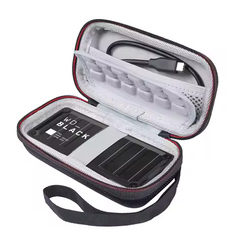 Hard Carrying Case Portable External Solid State Drive Case Compatible for WD_Black 500GB 1TB 2TB P4