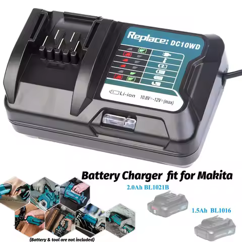 DC10WD Charger for Makita Battery 10.8V 12V DC10WD DC10SB DC10WC DF031D BL1015 BL1016 BL1021B BL1041