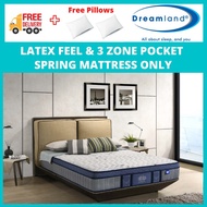 DREAMLAND DENIM 3 10-Inches Duralastic Spring mattress (Free Delivery + Free Pillows)