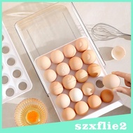 [Szxflie2] Kitchen Egg Drawer Box Egg Basket Organiser Fridge Egg Fresh Storage Box