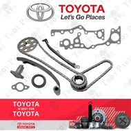 (11pc) Toyota Timing Chain Kit Set Previa Estima TCR10 1990-1999 TCR11 2.4 1993-1999 TCR20 TCR21 2TZ