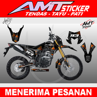 Sticker Decal Motor CRF Stiker Decal Jack Daniels - Bisa Custom/Request