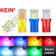 KEIN 2PCS T10 Led Parking Light W5W 194 168 501 10SMD 7020 Car Interior Indicator Signal Wedge Side 
