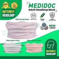MEDIDOC Butterfly Hijab Headloop SlimCut Adult Face Mask Muslimah Masker