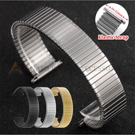 16mm 18mm 20mm 22mm Elastic Stainless Steel Watch Band Mesh Stretch Metal Bracelet Universal Smart W