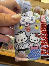 Hello Kitty 和服御守 繡花掛飾 繡球花鎌倉限量版