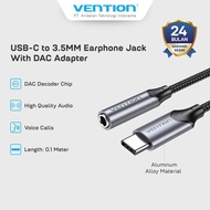 Vention USB Type C to 3.5mm Cable Jack Adapter Converter USB C to AUX -BGM