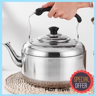 Kettle Stainless Steel 3L 4L Gas Stove Induction Cooker Boiler Boil Hot Water Cerek Logam Masak Air 