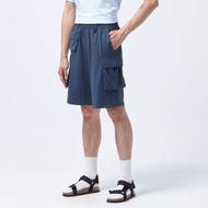 不可退換 /飛梭工裝短褲-藍雁