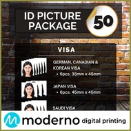 ☬ ❏ ✻ ID Picture Package Set Passport ID Size Student ID Photo Printing Services