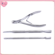 【Z*Star】 3Pcs/Set Cuticle Nippers Nail Clipper Cutter Dead Skin Remover Nail Art Tool  .