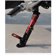[ ADJUSTABLE ] Universal Adjustable Alloy Heavy Duty Side Stand Tongkat Motor Adjust Panjang Pendek 