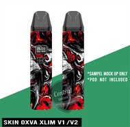 Garskin Skin OXVA XLIM v2 warp sticker RESIN RED