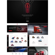 Kenworth truck PPT Template 100 Pages kenworth truck kenworth truck Group Work Summary ppt Template