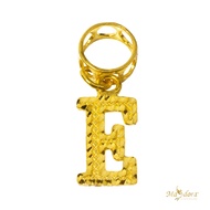 MASDORA 916 Gold Charms Charm Emas ~ Alphabet E (EMAS 916/22K)