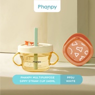 Phanpy Multipurpose Sippy Cup (240ml) PPSU - White