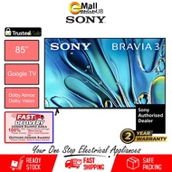 SONY BRAVIA 3 S30 85" 75 65 55" 4K UHD HDR PROCESSOR X1 SMART TV GOOGLE TV K-55S30 65S30 75S30 85S30