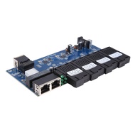 Gigabit Placa Metro Ethernet Switch Fibra 4X1.25G Fiber Port 3X100/1000M RJ45 Port SC Optic Fiber Sw