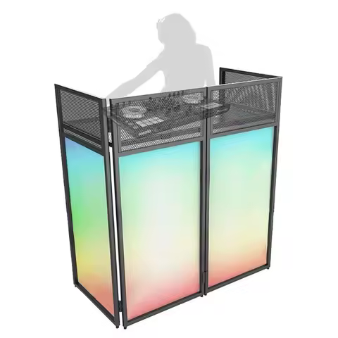 Portable DJ table, bar nightclub, DJ table, folding DJ table