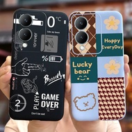 For Vivo Y17s Case 2023 New Fashion Art Painted Cover 6.56'' Soft Silicone Phone Case For Vivo Y17s Y 17 s VivoY17s Casing