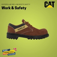 Safety Shoes Low Boots Men Caterpillar Sby Coffe Suede Low Short Iron Toe Outdoor Project Work