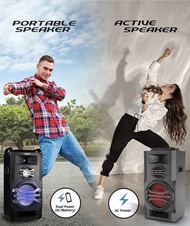 POLYTRON Portable Speaker Bluetooth Mic Wireless 2pc PTS 12K15