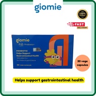 giomie Kids Probiotics+ | 30 vege capsules | EXP: 02/26 | Probiotic | Gastrointestinal Health | Zinc