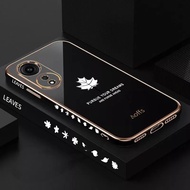 Oppo A58 4G Softcase Plating Protective Back Cover