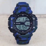 GJB PROMO !!! AUXLAND ARMY LORENG JAM TANGAN PRIA SPORT DIGITAL WATCH Strap Rubber 100% Water Resist