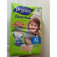 drypers size XL pants