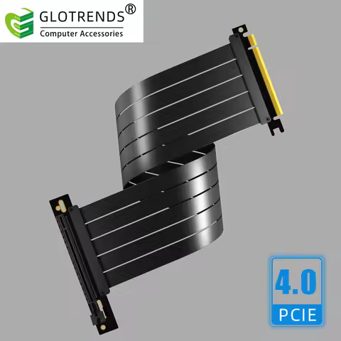 PCIE 4.0 Riser Cable, Compatible with PCIe 4.0/3.0 GPUs, Such as GeForce RTX 40/30 Series and AMD Ra