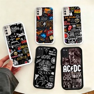VK1 ACDC Casing for soft silicone case Samsung A55 A73 FE M04 A53 S20 F04 A54 S21 A71 5G TPU materia