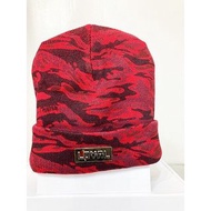 《全新 現貨》【BN/35】HATer LOYAL Camo Beanie - Red 迷彩毛帽