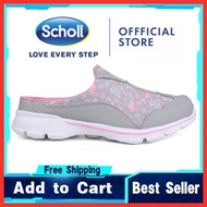 Scholl รองเท้าผู้หญิง Scholl รองเท้าผ้าใบรองเท้าผู้หญิง Scholl ผ้าใบรองเท้า Scholl Kasut Scholl Loafers Scholl ขนาดใหญ่ครึ่งรองเท้าแตะแบนฤดูร้อนรองเท้าแตะผู้หญิงลำลองกีฬารองเท้าแตะ-AS2022