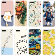 Casing for huawei y6 2018 Soft Case TPU Print Phone Cover