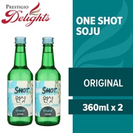 ONESHOT Original Soju Bottle 360ml Bundle of 2