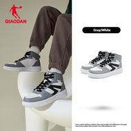 Qiaodan Men Shoes  High Top Fleece Lined Skate  For  Height Increasing Wear Resistant QXL053244522G