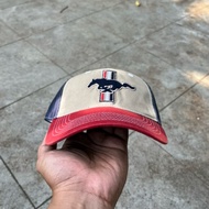 Ford Mustang Men's Official Licensed Embroidered Pony Grille Emblem Mustang Logo Hat Cap