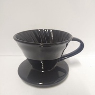 V60 ceramic dripper 01 black