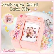 GANTUNGAN [Ready]Flip Book Keychain/ Couple Keychain Cute Keychain/ Creative Toy Kids Stress Relief 
