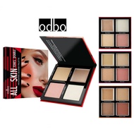 Odbo All Skin Tones Doable Highlighter And Blusher Palette 18g OD101